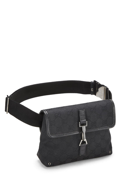 Gucci, pochette taille Kandinsky en toile GG noire d'occasion, petite, noir