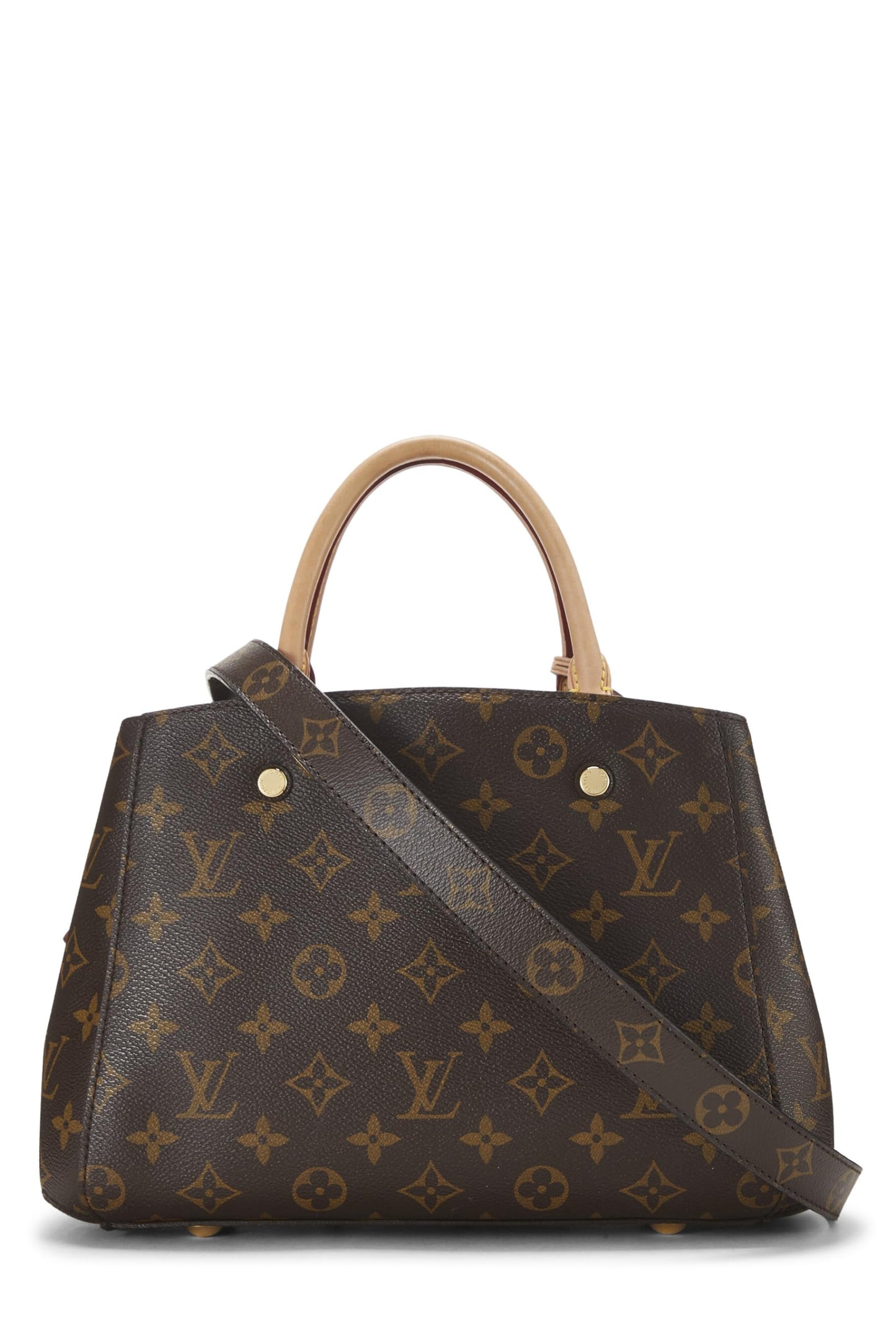 Louis Vuitton, Pre-Loved Monogram Canvas Montaigne BB, Brown