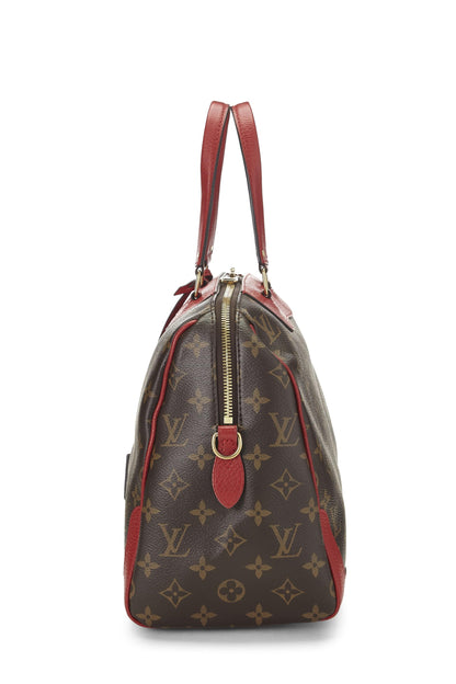 Louis Vuitton, Retiro NM de lona con monograma rojo Pre-Loved, Rojo