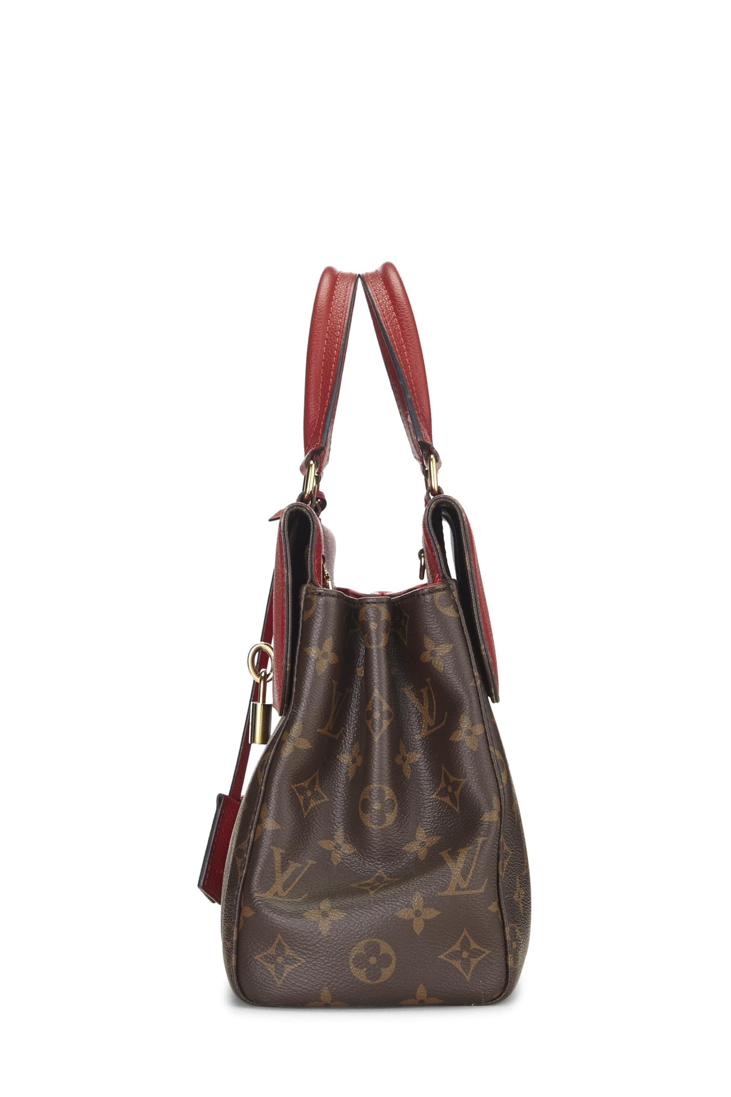 Louis Vuitton, Venus de lona con monograma rojo Pre-Loved, Rojo