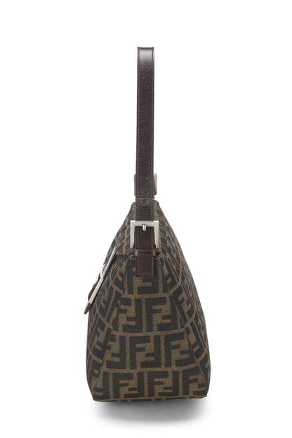 Fendi, Pre-Loved Brown Zucca Canvas Shoulder Bag, Brown