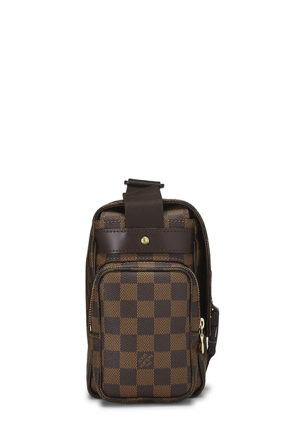 Louis Vuitton, sac messager Melville Damier Ebène d'occasion, marron