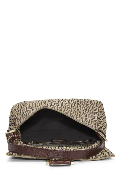 Fendi, Pre-Loved Brown Zucchino Canvas Mama, Brown