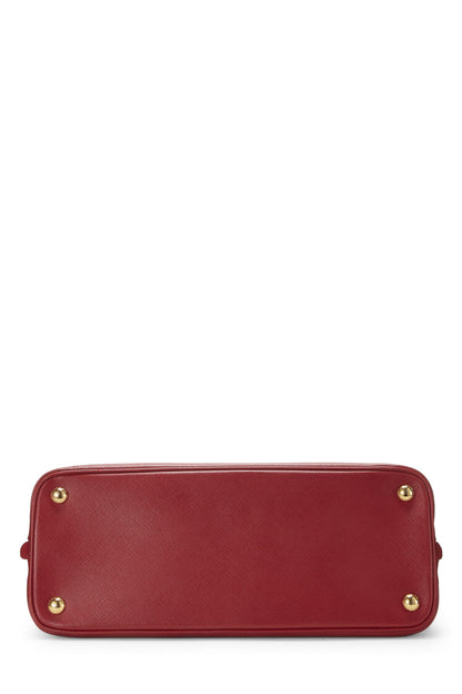 Prada, Promenade Saffiano rouge d'occasion, petite, rouge