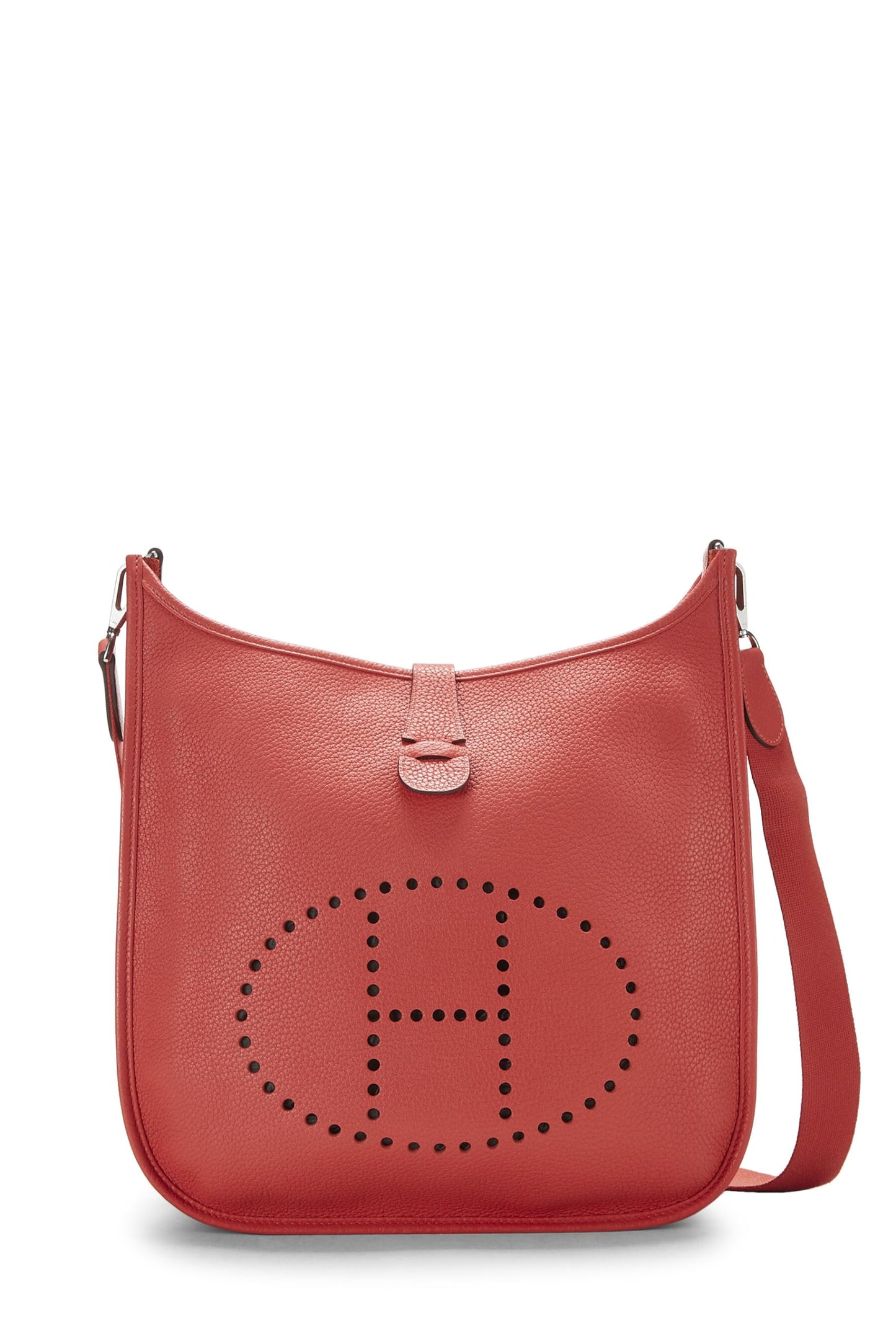 Hermès, Clémence Evelyne III GM Rouge d'occasion, Rouge