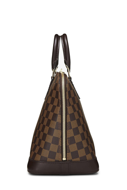 Louis Vuitton, Alma PM Damier Ebène d'occasion, marron