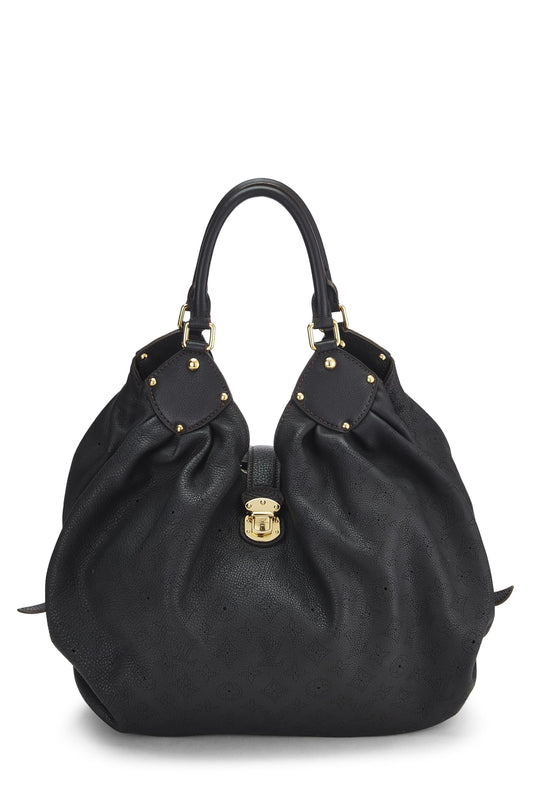 Louis Vuitton, Pre-Loved Black Monogram Mahina XL, Black