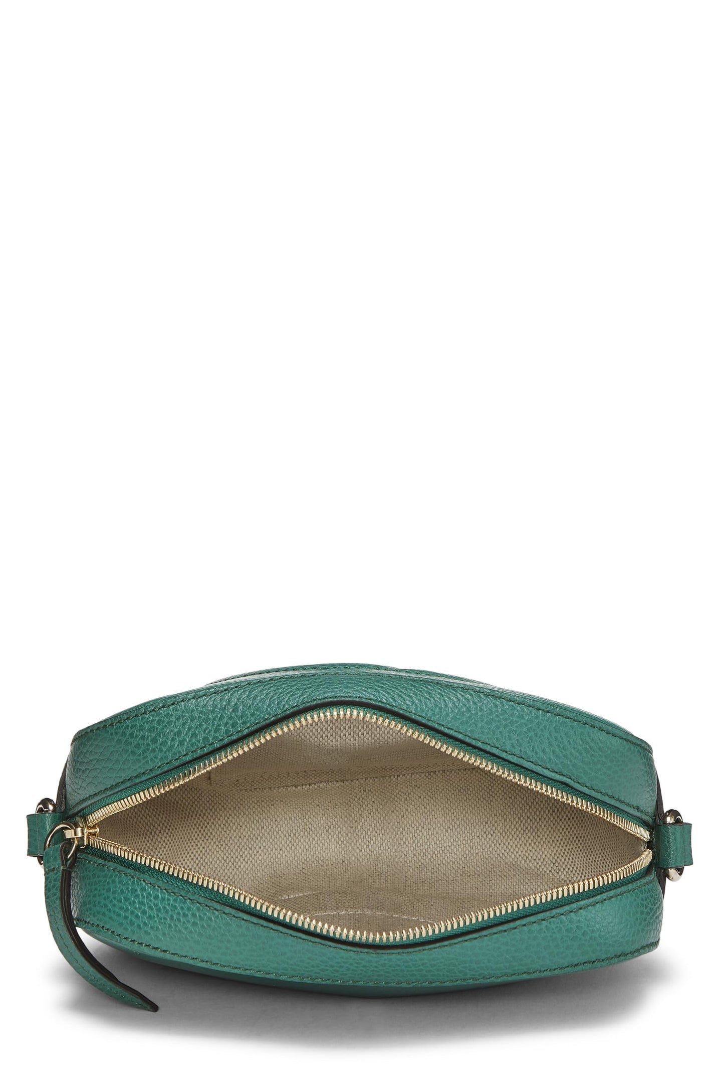 Gucci, Soho Disco en cuir grainé vert d'occasion, vert