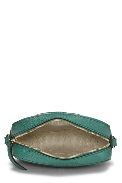 Gucci, Pre-Loved Green Grained Leather Soho Disco, Green