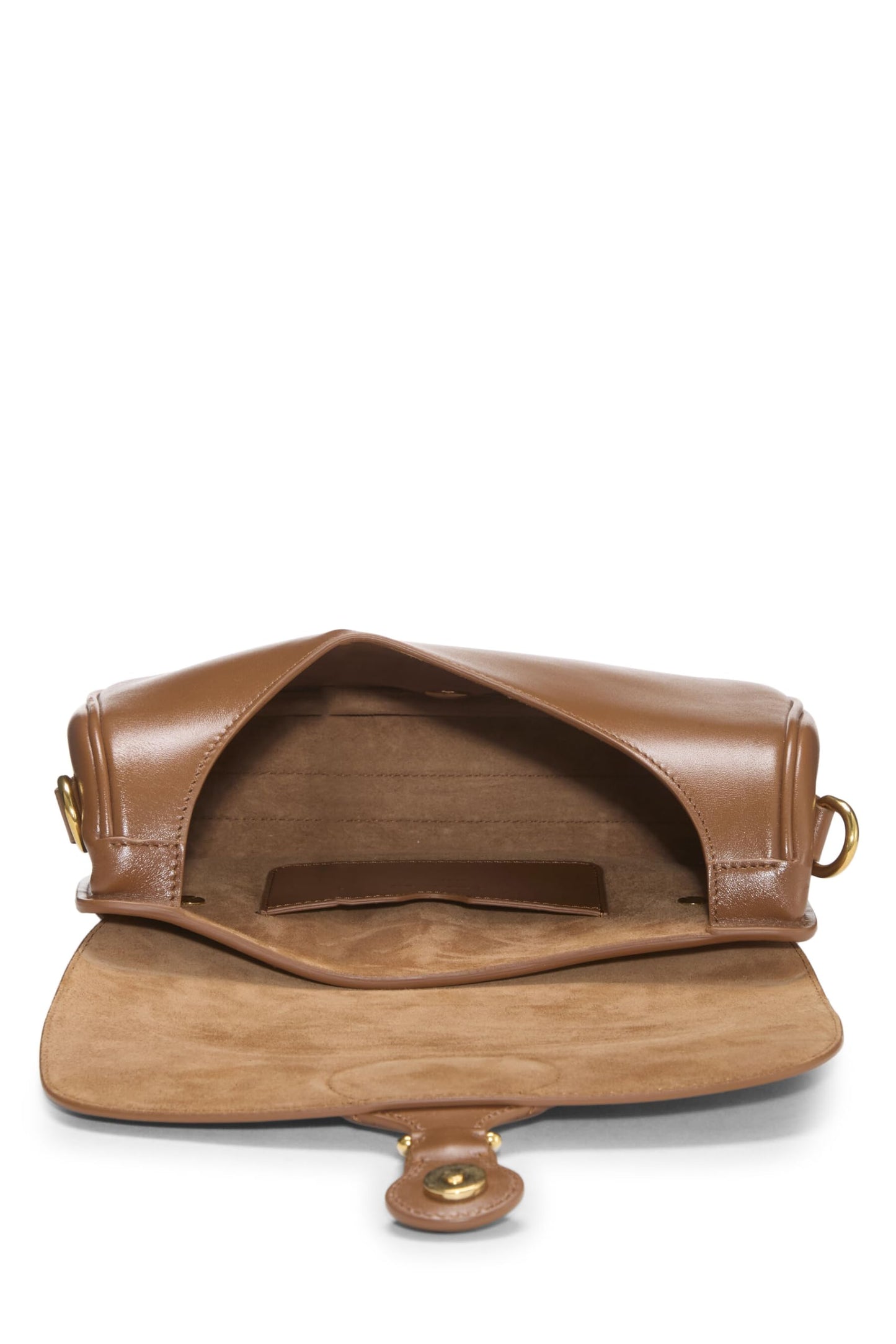 Dior, Pre-Loved Brown Calfskin Bobby Flap Medium, Brown