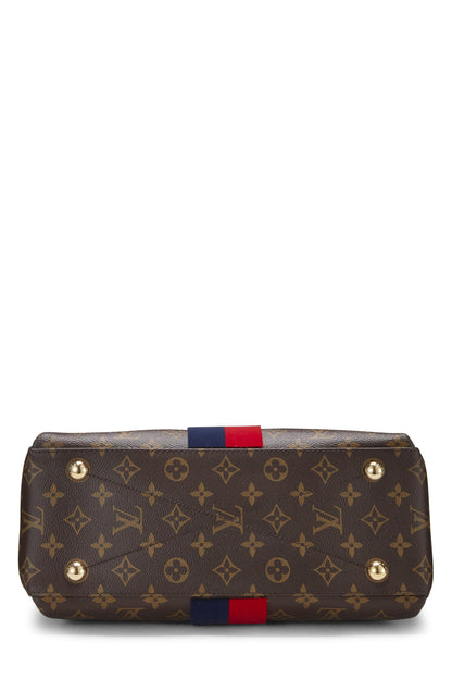 Louis Vuitton, Georges MM rayé en toile Monogram d'occasion, rouge