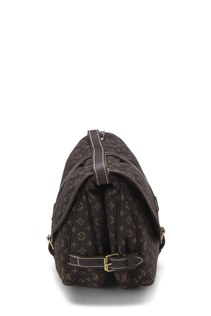 Louis Vuitton, Mini Lin Saumur 30 Monogram d'occasion, marron