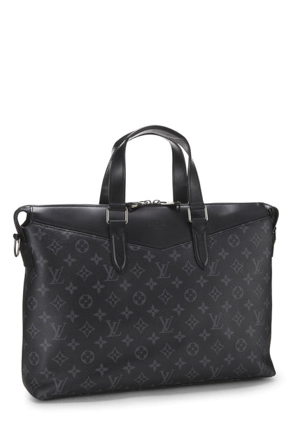 Louis Vuitton, Pre-Loved Black Monogram Eclipse Explorer, Black