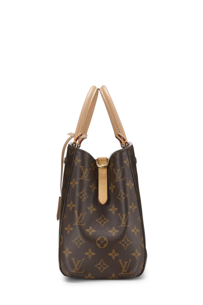 Louis Vuitton, Pre-Loved Monogram Canvas Montaigne MM, Brown