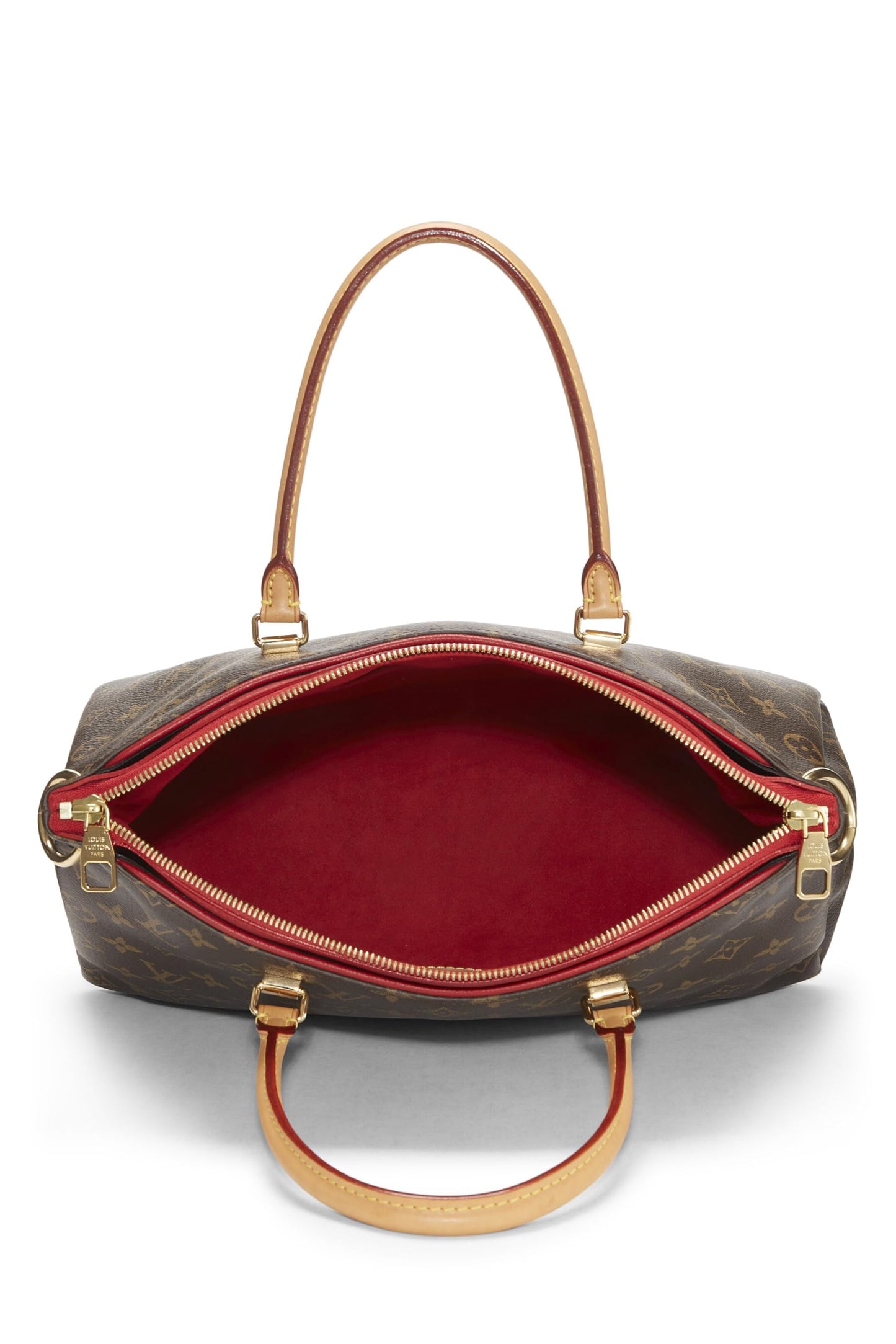 Louis Vuitton, Pre-Loved Red Monogram Canvas Pallas, Red