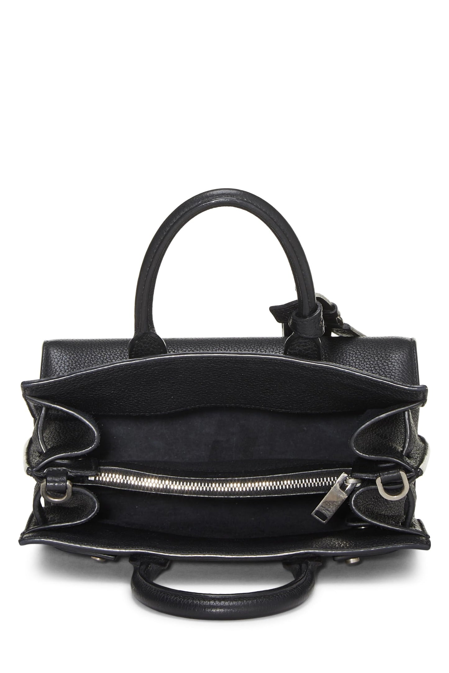 Yves Saint Laurent, Pre-Loved Black Calfskin Sac De Jour, Black