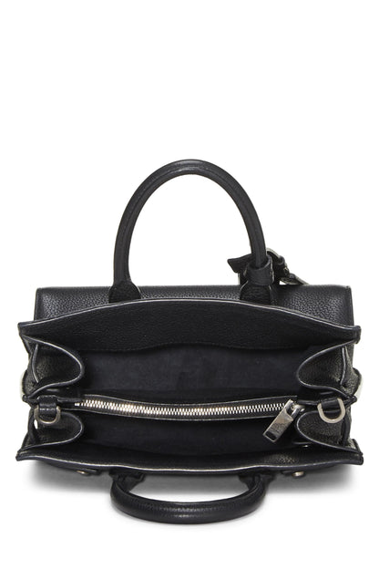 Yves Saint Laurent, Sac De Jour en cuir de veau noir pré-aimé, Noir