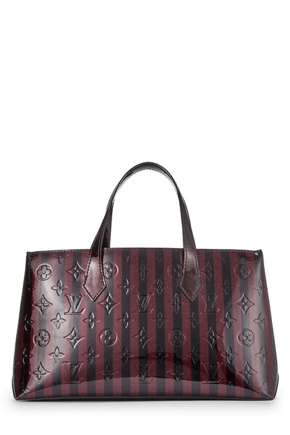 Louis Vuitton, Vernis Rayures Monogram Violet d'occasion Wilshire PM, Violet