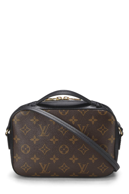 Louis Vuitton, Saintonge de lona con monograma negro Pre-Loved, Negro