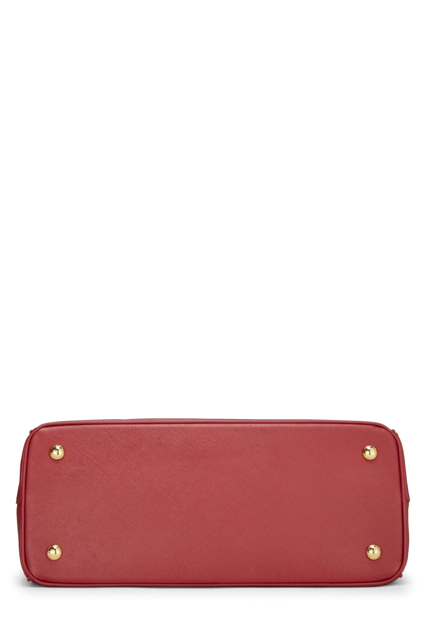 Prada, sac fourre-tout Executive moyen en saffiano rouge d'occasion, rouge