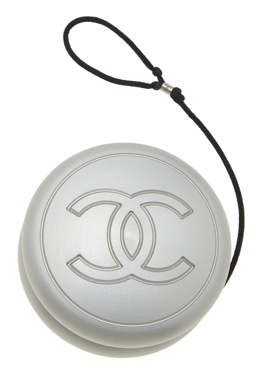 Chanel, Pre-Loved Silver 'CC' Logo Yo-Yo, Silver