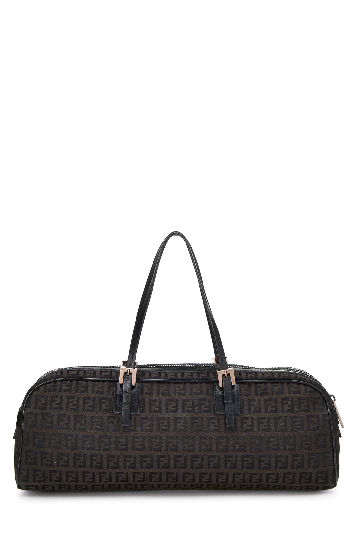 Fendi, sac Boston Long Zucchino noir d'occasion, noir