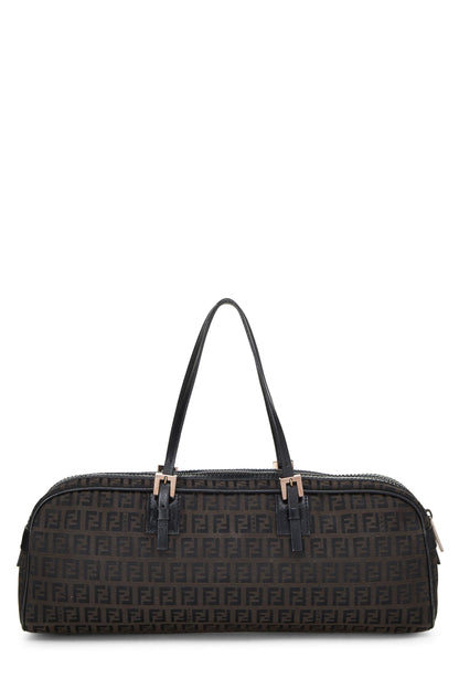 Fendi, sac Boston Long Zucchino noir d'occasion, noir