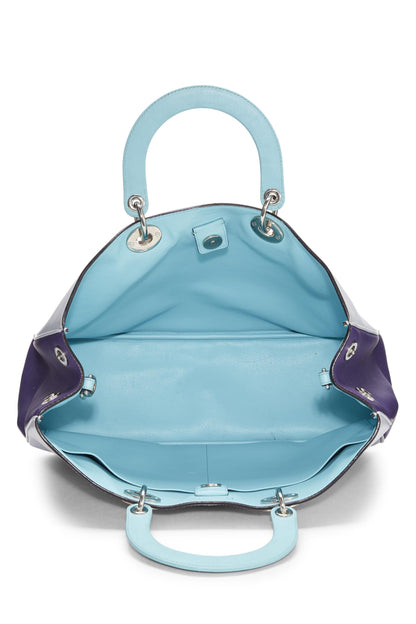 Dior, Diorissimo Large en cuir multicolore d'occasion, multicolore