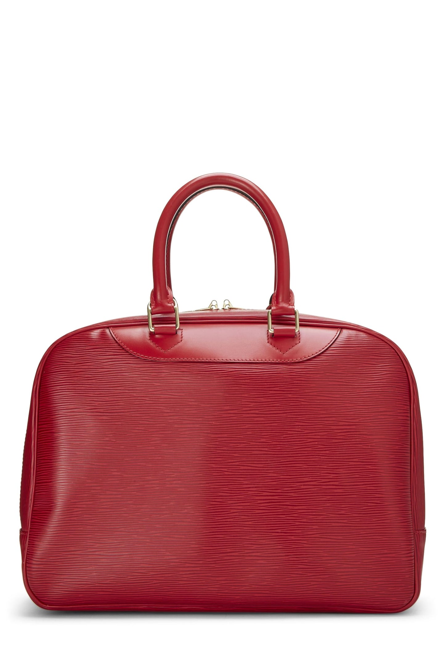 Louis Vuitton, Pre-Loved Red Epi Leather Deauville, Red