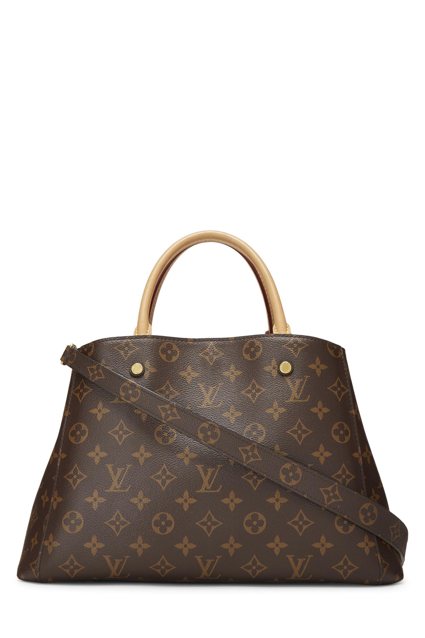 Louis Vuitton, Montaigne MM en toile monogram d'occasion, marron