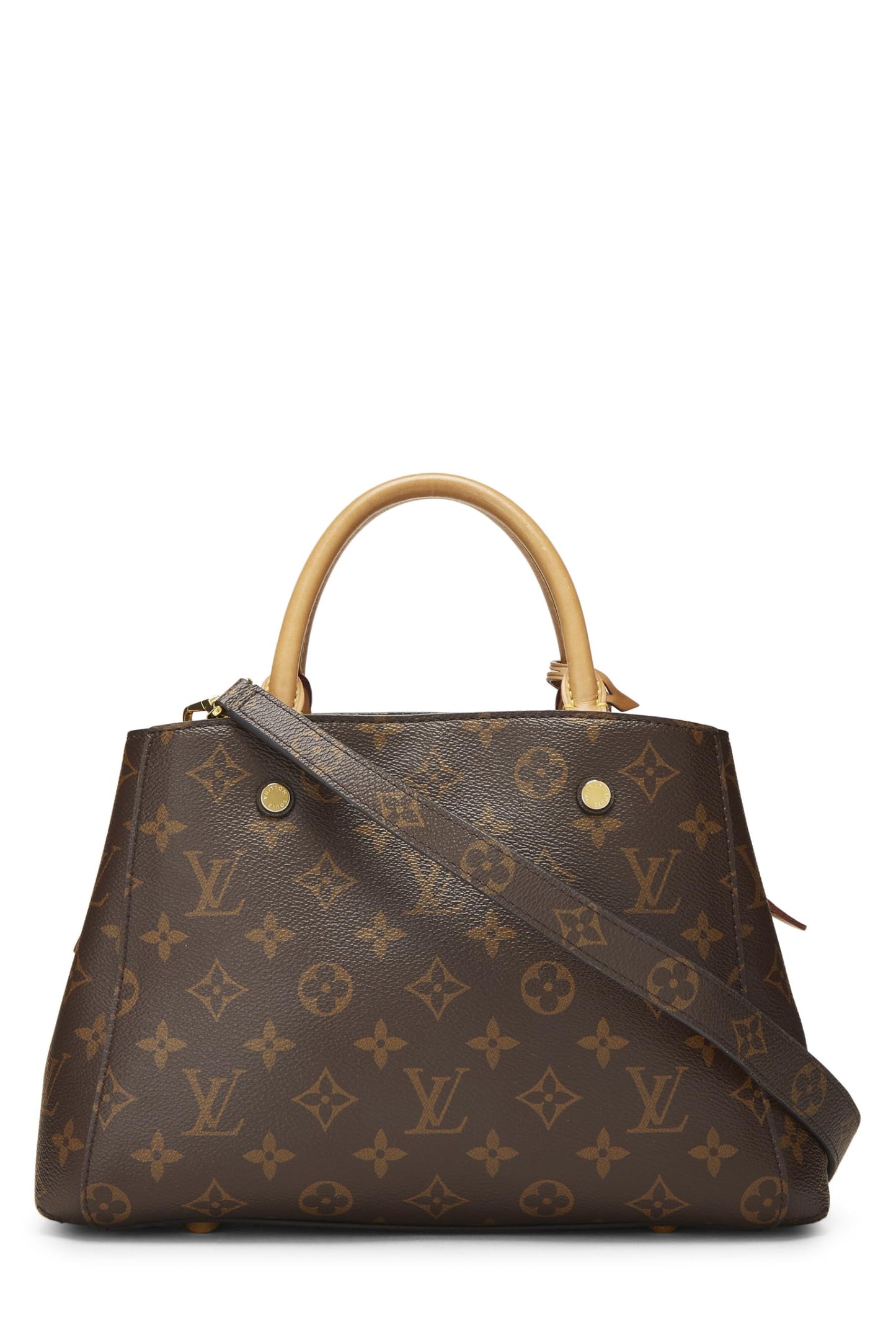 Louis Vuitton, Pre-Loved Monogram Canvas Montaigne BB, Brown