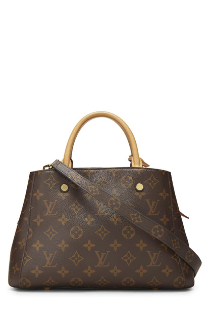 Louis Vuitton, Montaigne BB en toile monogram d'occasion, marron