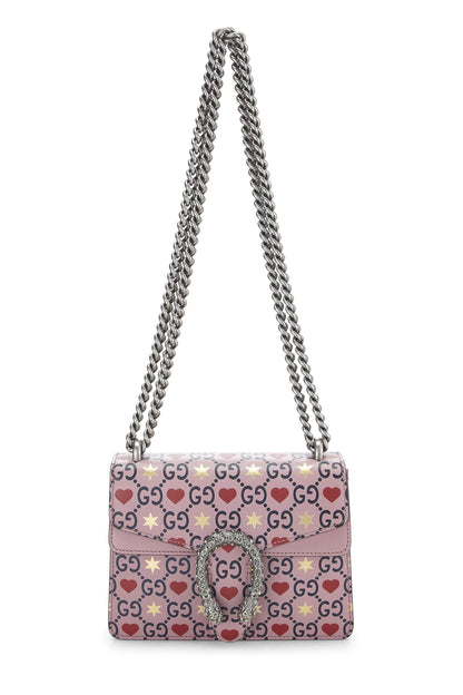 Gucci, sac à bandoulière Valentine Dionysus en cuir rose d'occasion, taille moyenne, rose