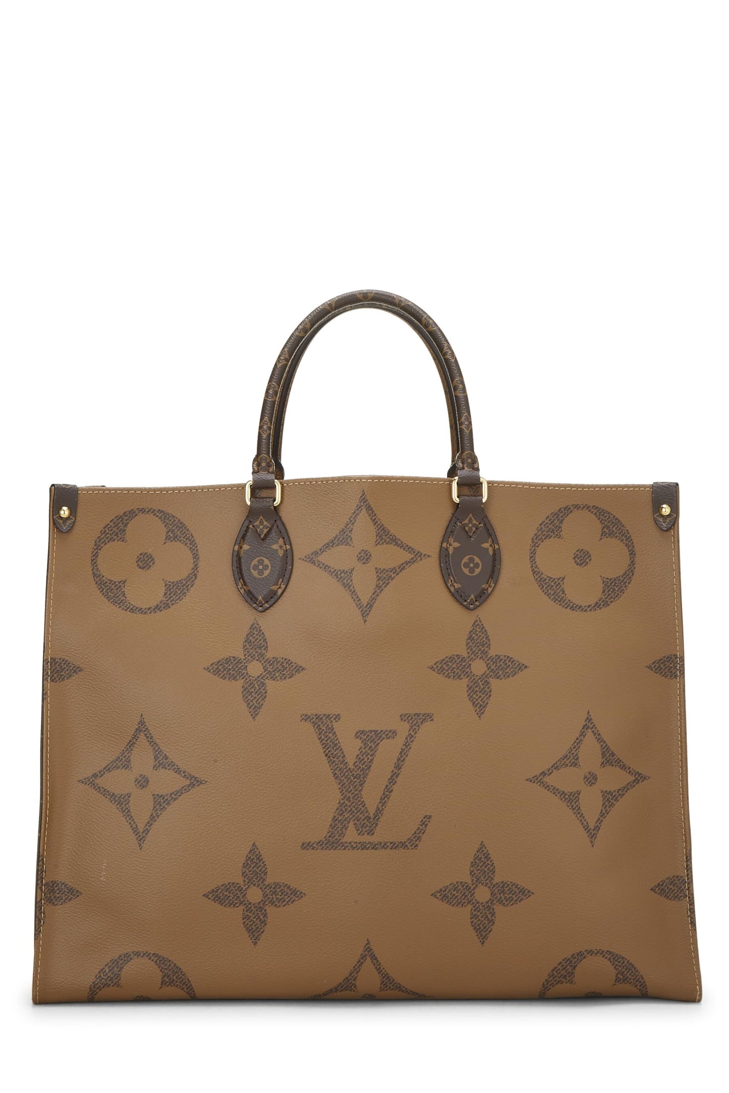 Louis Vuitton, Monograma gigante marrón On The Go GM Pre-Loved, Marrón