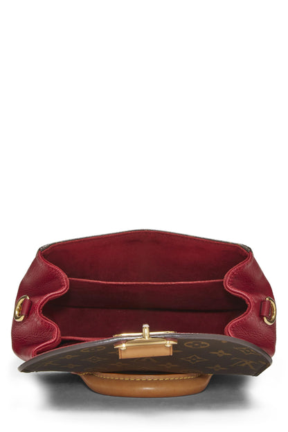 Louis Vuitton, Eden PM en toile monogram bordeaux d'occasion, rouge