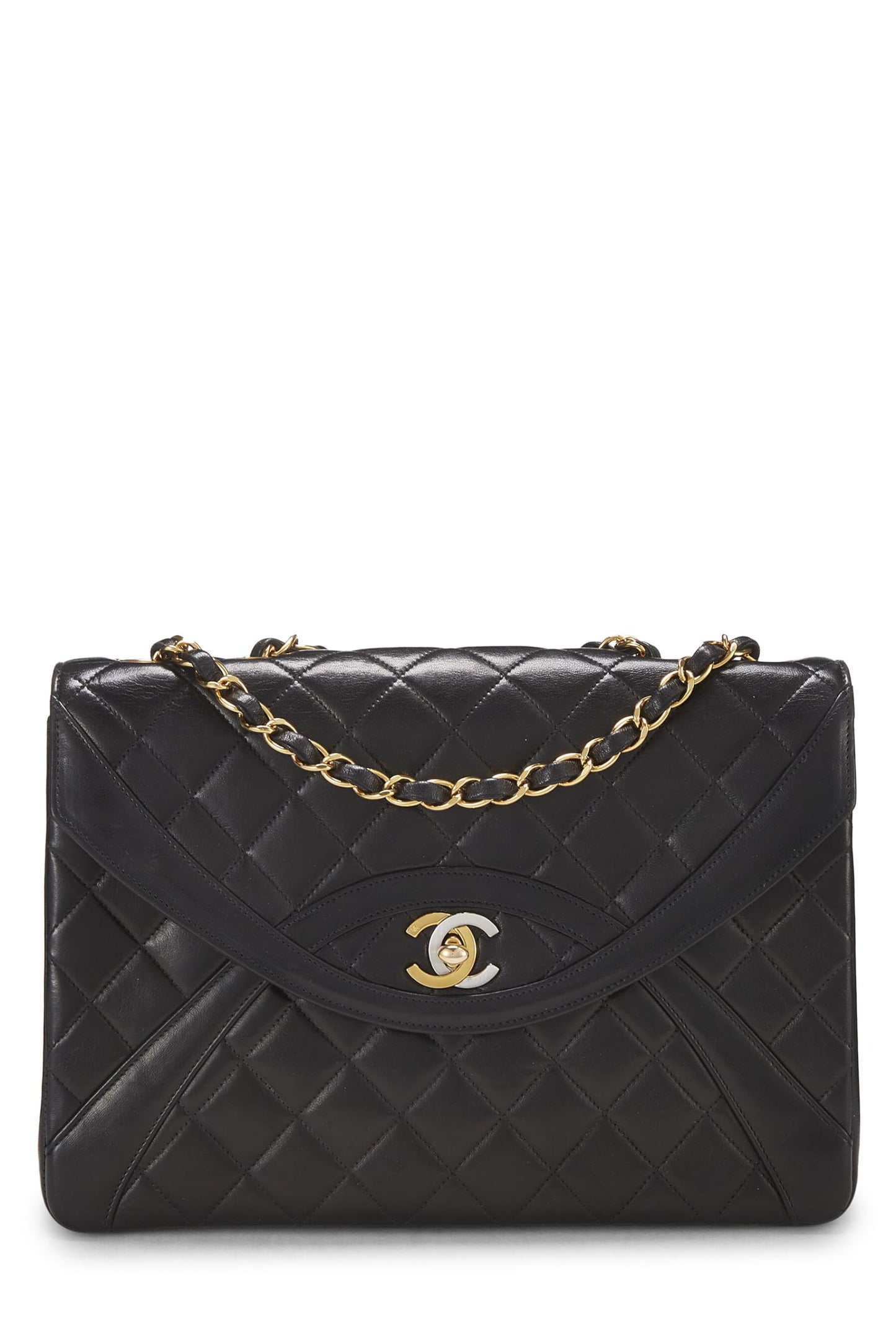 Chanel, Pre-Loved Black Quilted Lambskin Paris Limited Flap Medium, Black