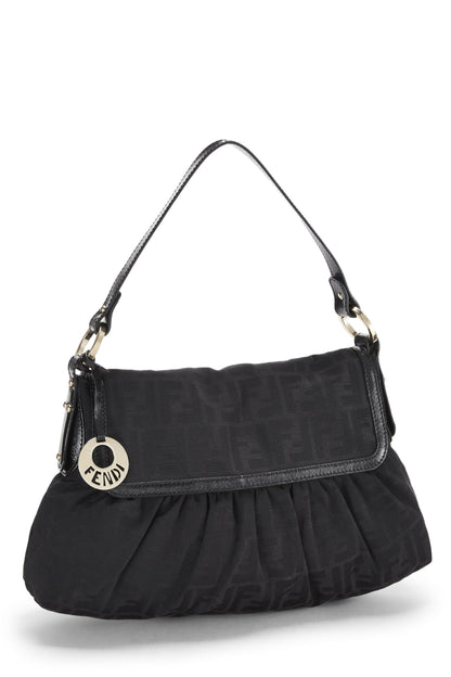 Fendi, sac à dos Zucca Canvas Chef Medium d'occasion, noir