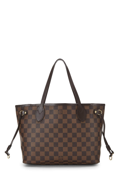 Louis Vuitton, Pre-Loved Damier Ebene Neverfull PM, Brown