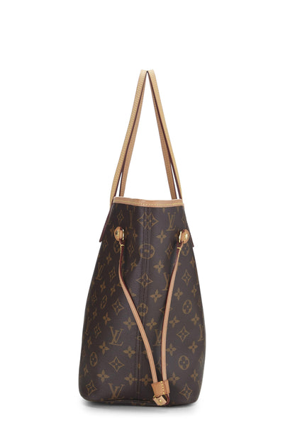 Louis Vuitton, Neo Neverfull MM en toile monogram rose d'occasion, rose