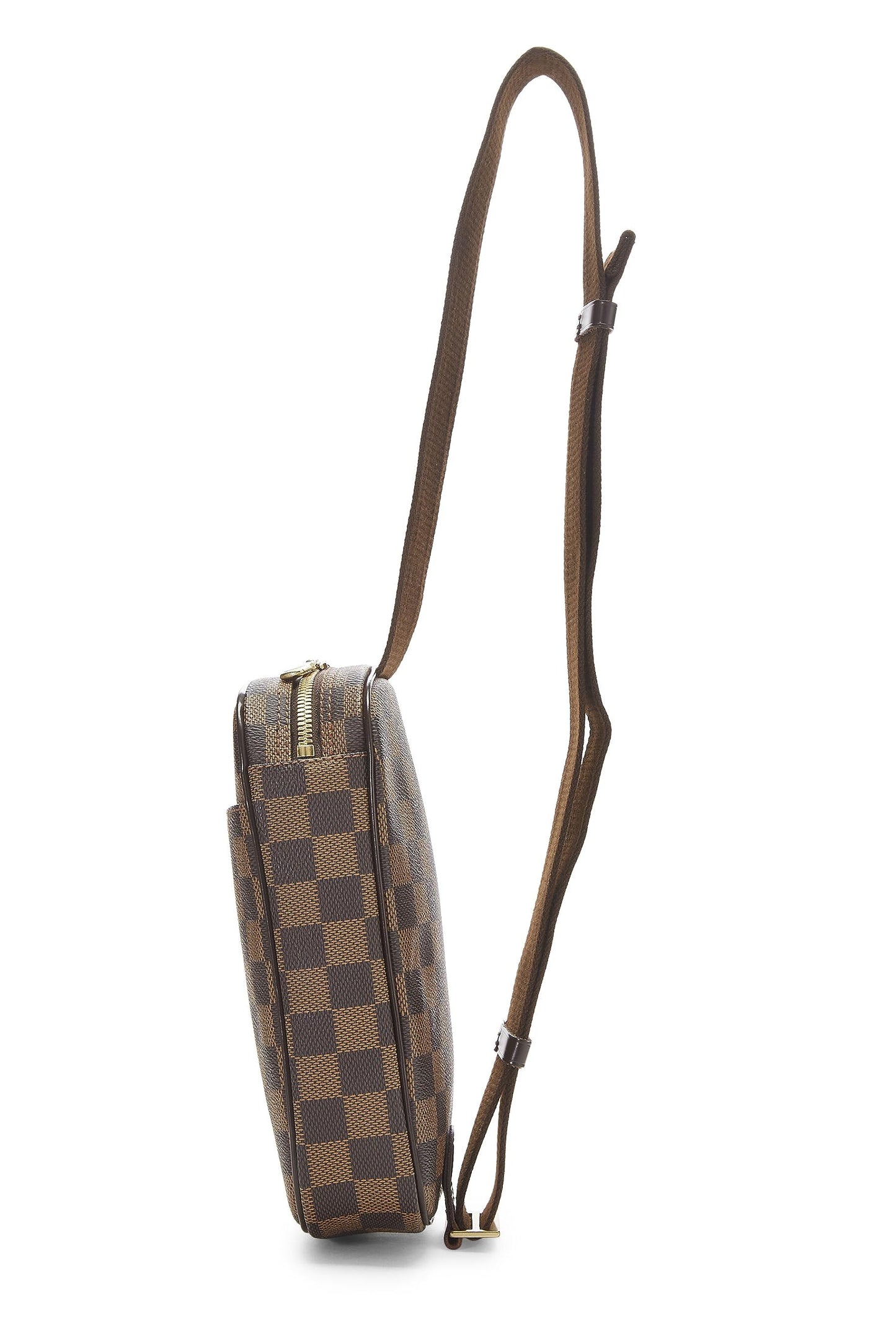 Louis Vuitton, Damier Ebene Pochette Gange pre-amado, Marrón