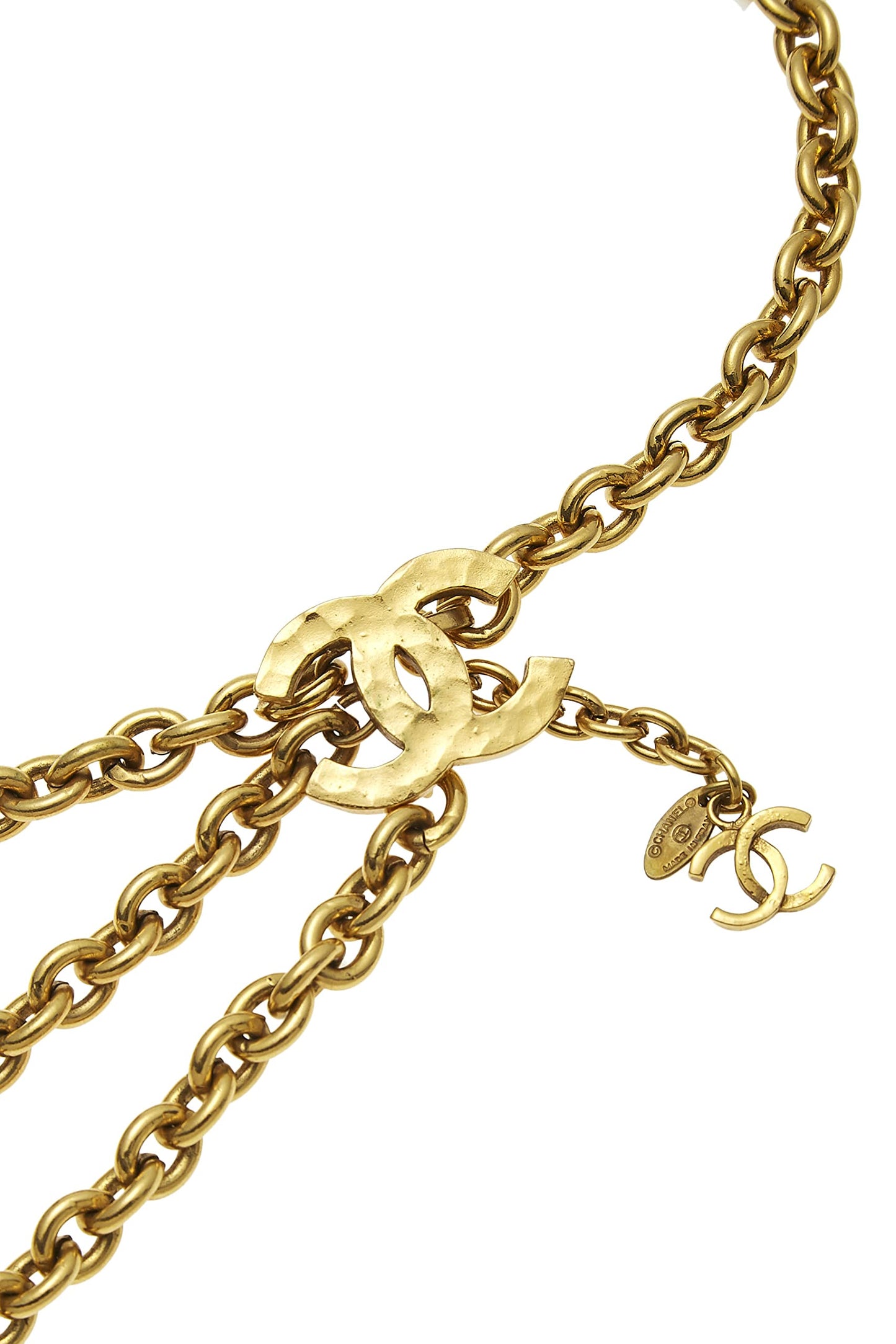 Chanel, Pre-Loved Gold 'CC' Chain Belt 3, Gold