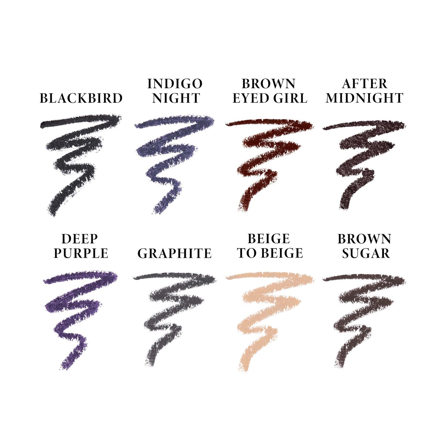 Crayon pour les yeux LAURA GELLER NEW YORK INKcredible Precise Gel Waterproof anti-taches avec taille-crayon intégré, Indigo Night + Blackbird (2 pièces)