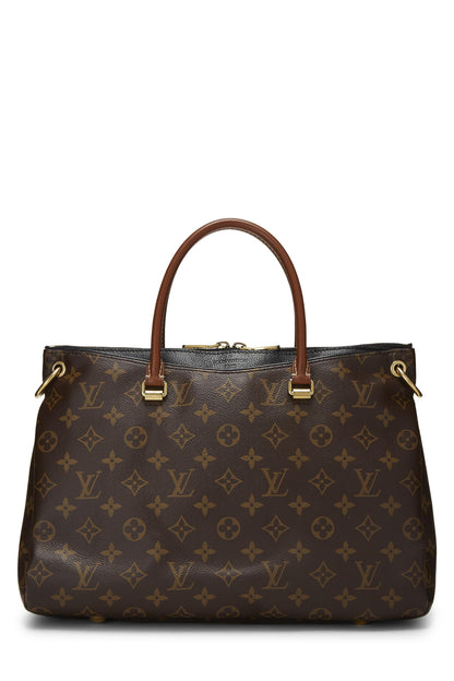 Louis Vuitton, Pre-Loved Black Monogram Canvas Pallas, Black