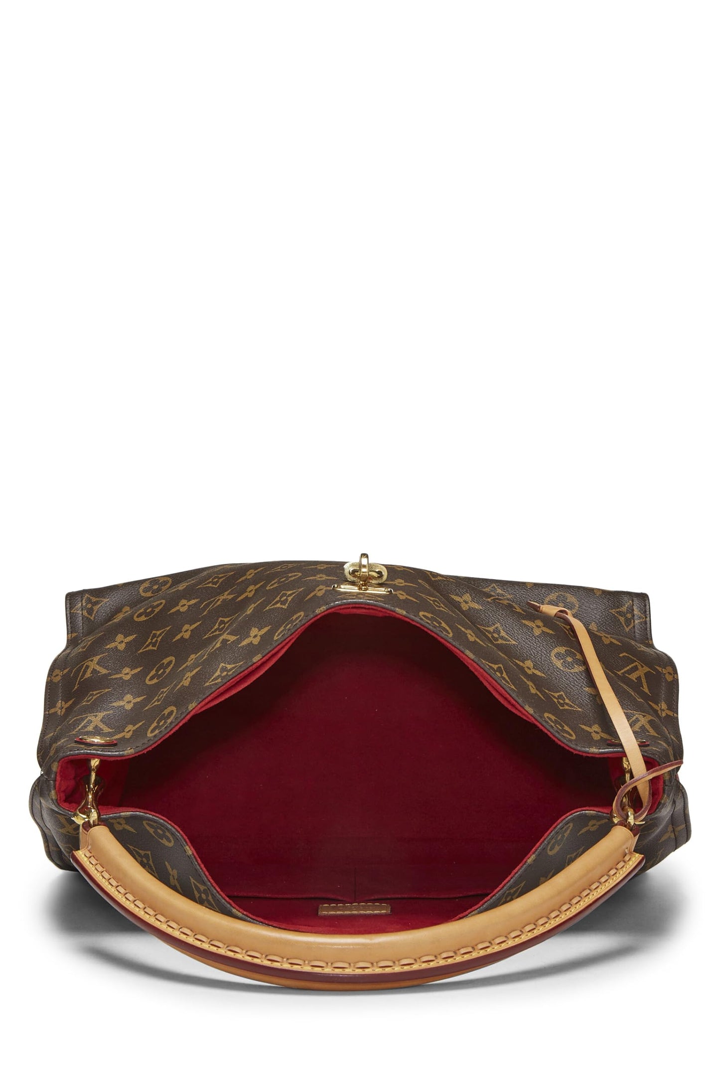 Louis Vuitton, Pre-Loved Red Monogram Canvas Gaia, Brown