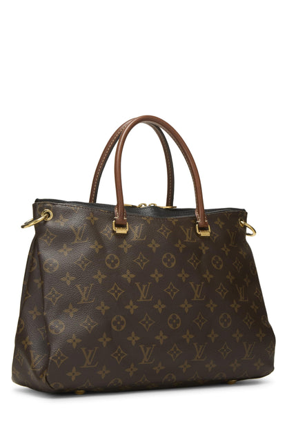 Louis Vuitton, Pallas en toile monogram noire d'occasion, noir