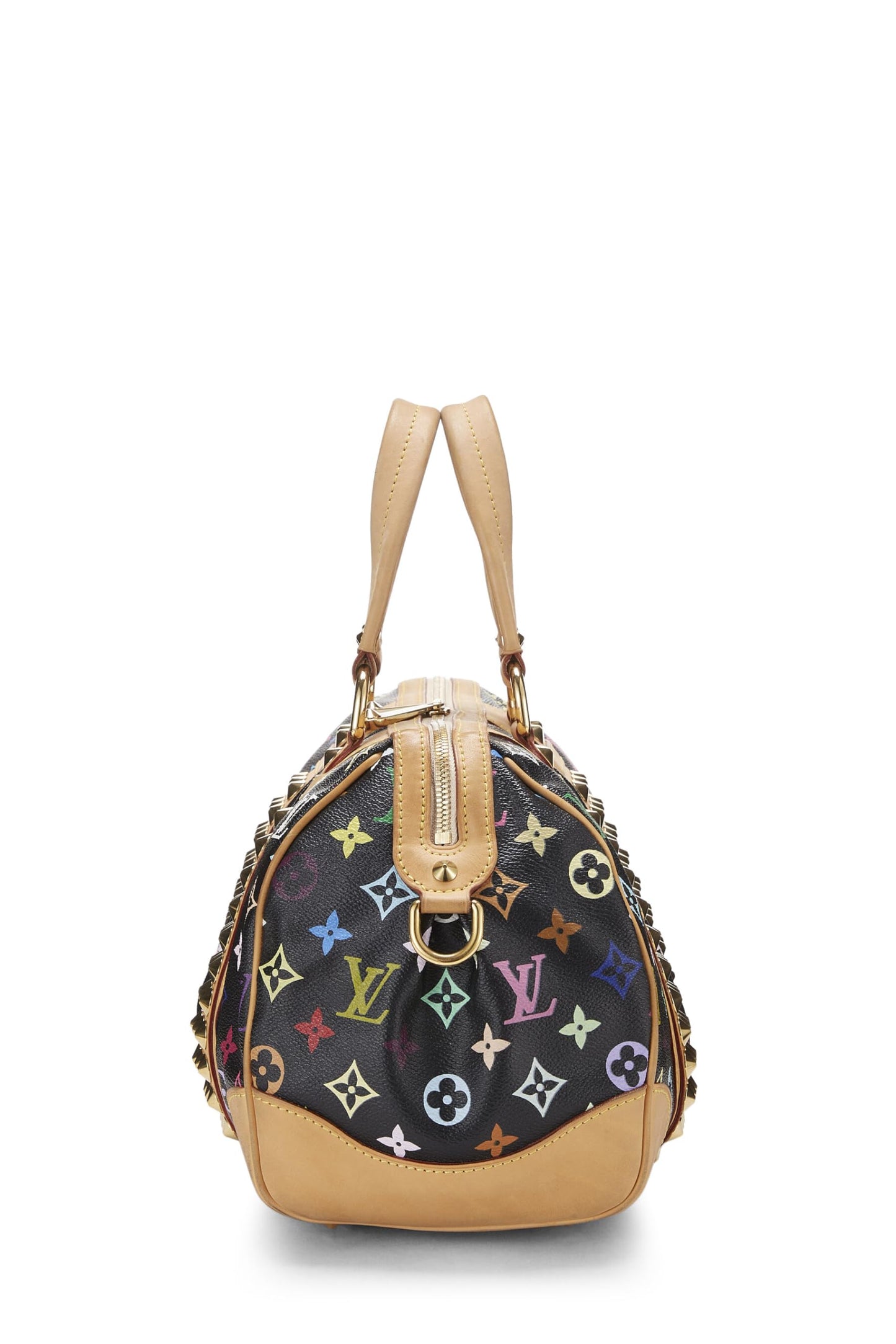 Louis Vuitton, Pre-Loved Takashi Murakami x Louis Vuitton Black Monogram Multicolore Courtney MM, Black