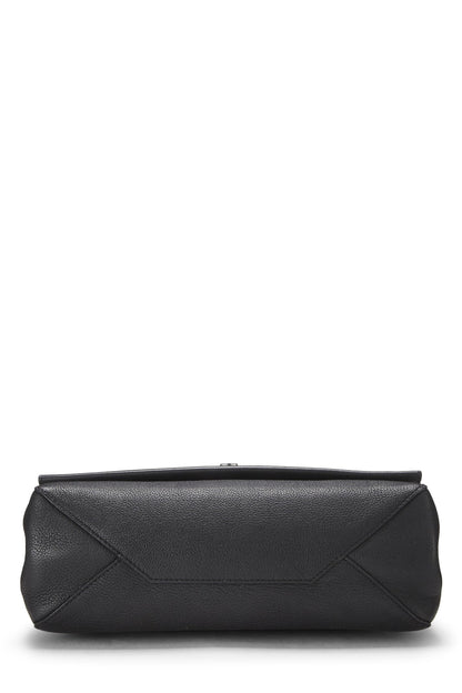 Louis Vuitton, Lock Me MM de cuero negro pre-amado, Negro