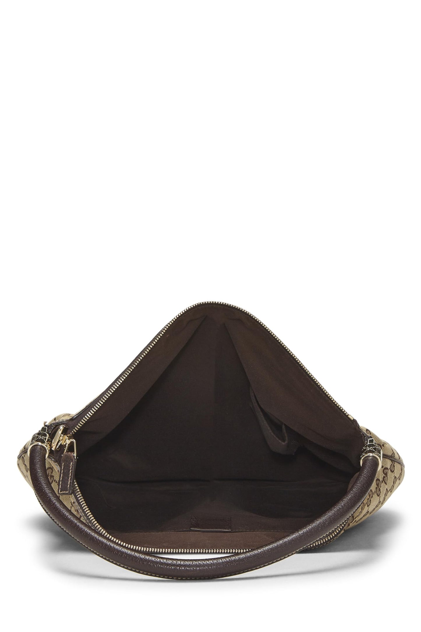 Gucci, sac hobo en toile GG d'origine d'occasion, marron