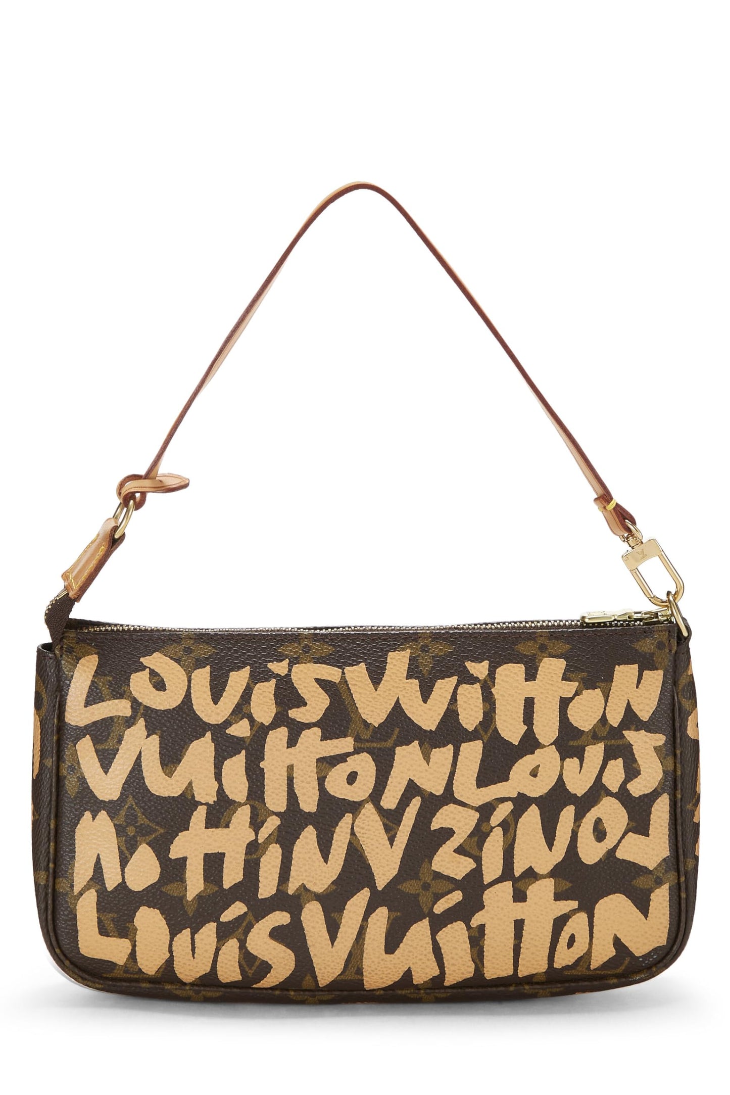 Louis Vuitton, Pochette Graffiti Beige Stephen Sprouse x Louis Vuitton d'occasion, Beige