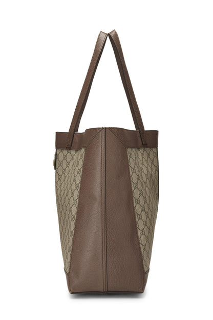 Gucci, sac fourre-tout Ophidia en toile GG Supreme d'origine d'occasion, taille moyenne, marron